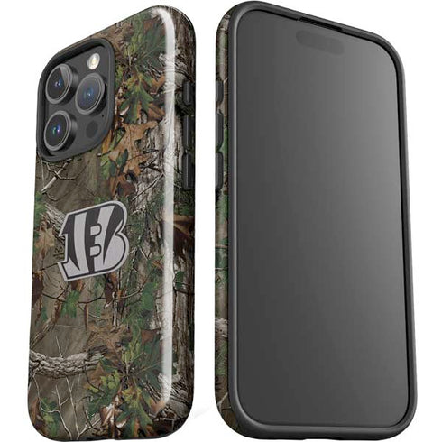 NFL Cincinnati Bengals Realtree Xtra Green Camo iPhone 16 Pro Impact Case